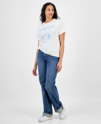 Juniors' Snoopy Game Day T-Shirt