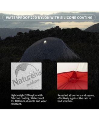 2 Person Tent Lightweight Backpacking Tent with Footprint - Free Standing Ultralight Camping Hiking Backpack Tents