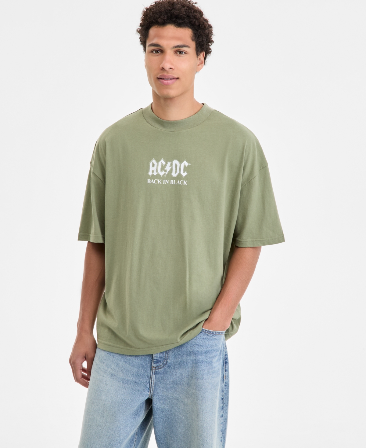 Men's Ac/Dc Logo Graphic T-Shirt - Green