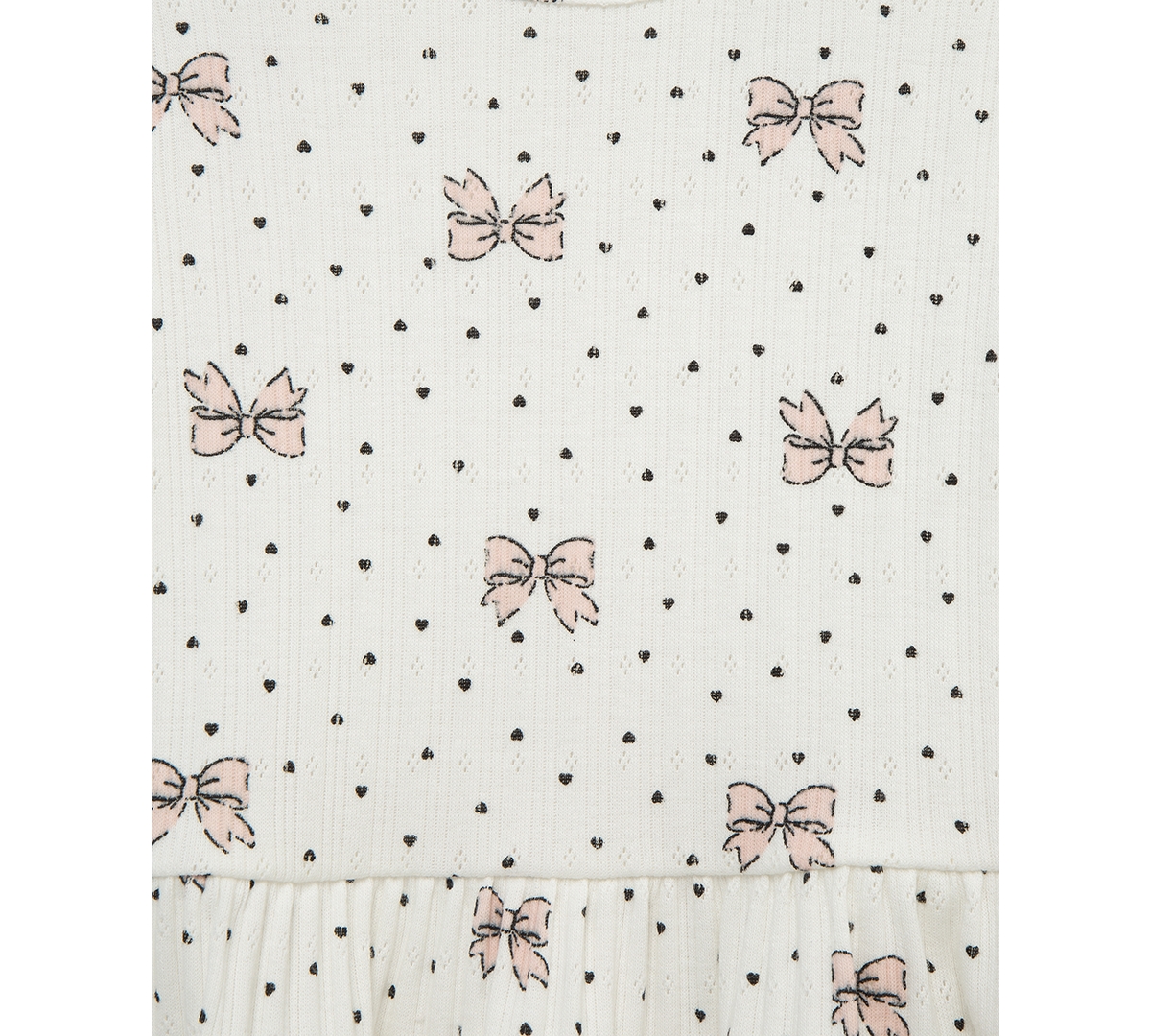 Little Me Baby Girls 3-Pc. Bow Shirt & Leggings Play Set