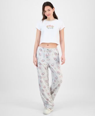 Love Tribe - Junior's My Melody Allover-Print Drawstring Pants