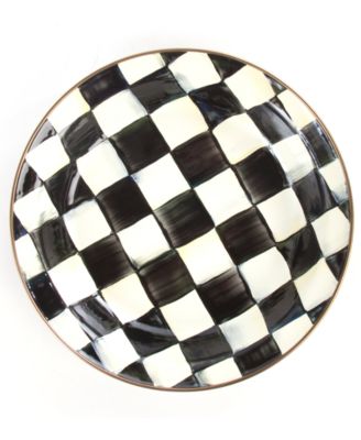 Courtly Check Enameled 9.5" Pie Plate