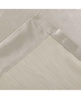 1 Piece Beige Regency Lux Rod Pocket Semi Sheer Window Curtain Panel