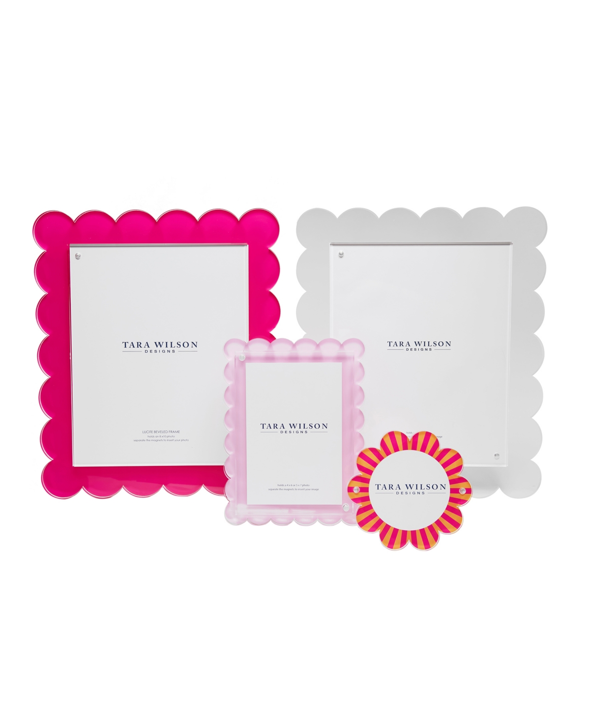 Tara Wilson Designs Scallop Frame, 8" X 10"