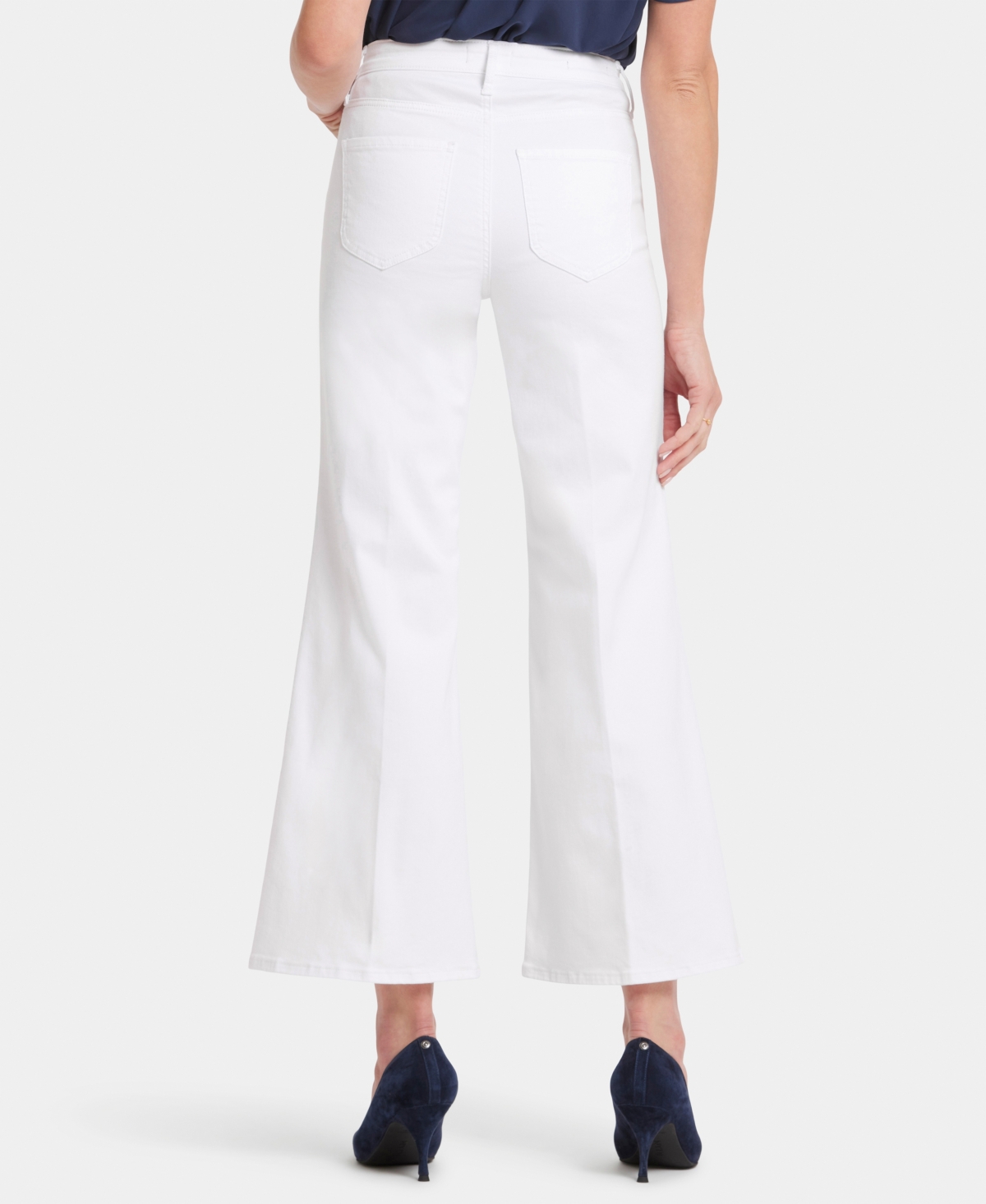 Nydj Mia Optic White Palazzo Jean In White