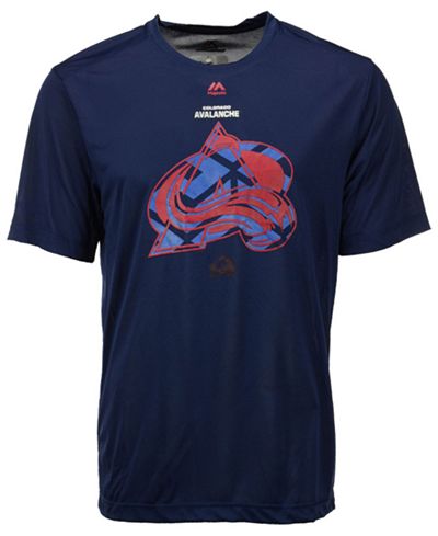 Majestic Men's Colorado Avalanche Solid Win Synthetic T-Shirt