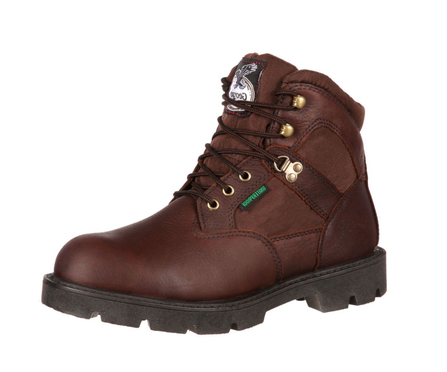 Мужские ботинки GEORGIA BOOT Homeland Steel Toe Waterproof Work Boot, цвет: Коричневый — фото 6