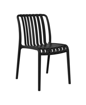 3-Piece Outdoor Patio Bistro Balcony Furniture Set With Stackable Chairs