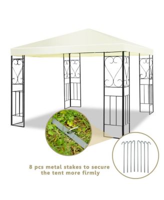 10 x 10 Feet Patio Gazebo Canopy Tent Garden Shelter