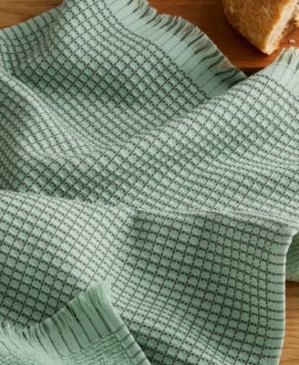 Gourmet Series Gridlines Kitchen Towels Set of 3, 18" x 28"