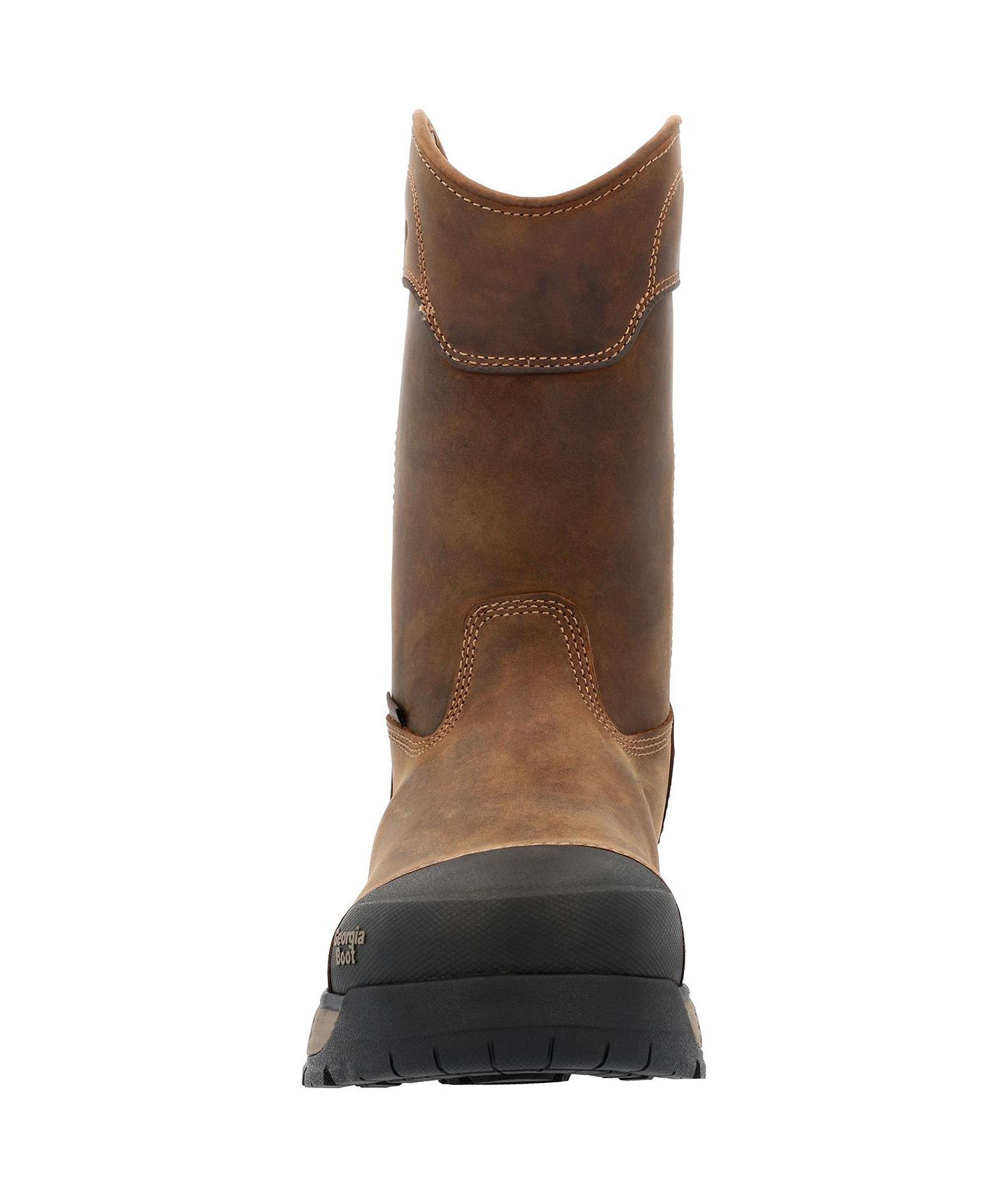 Мужские ботинки GEORGIA BOOT Durablend Edge 10" Waterproof Alloy Toe Pull On Work Boot, цвет: Коричневый — фото 3