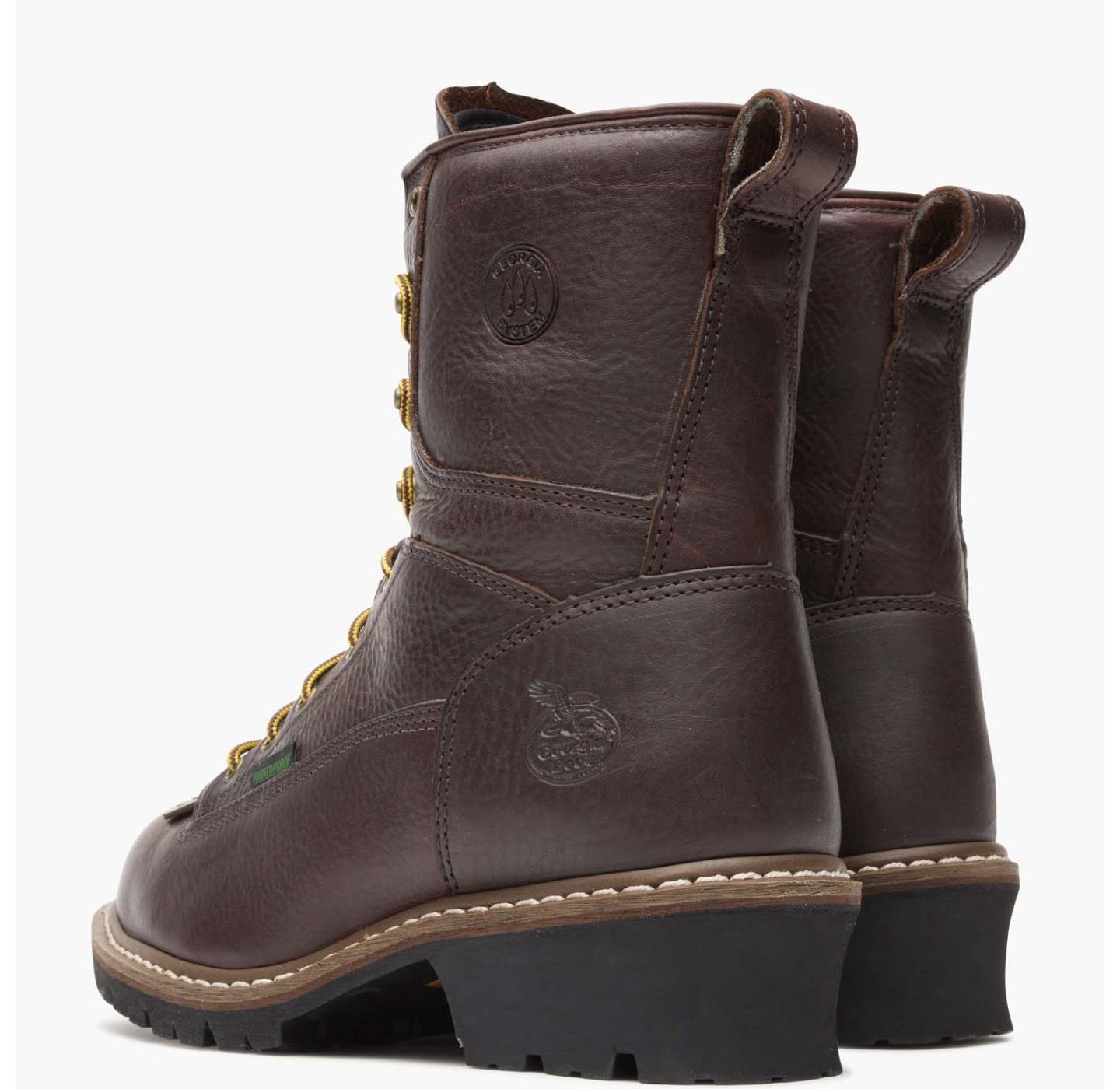 Мужские ботинки GEORGIA BOOT Steel Toe Waterproof Logger Boot, цвет: Шоколадный — фото 4