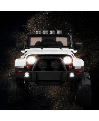 12V Electric Ride On Truck with Parental Remote Control and LED Lights