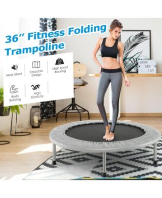 36 Inch Mini Folding Trampoline Portable Recreational Fitness Rebounder