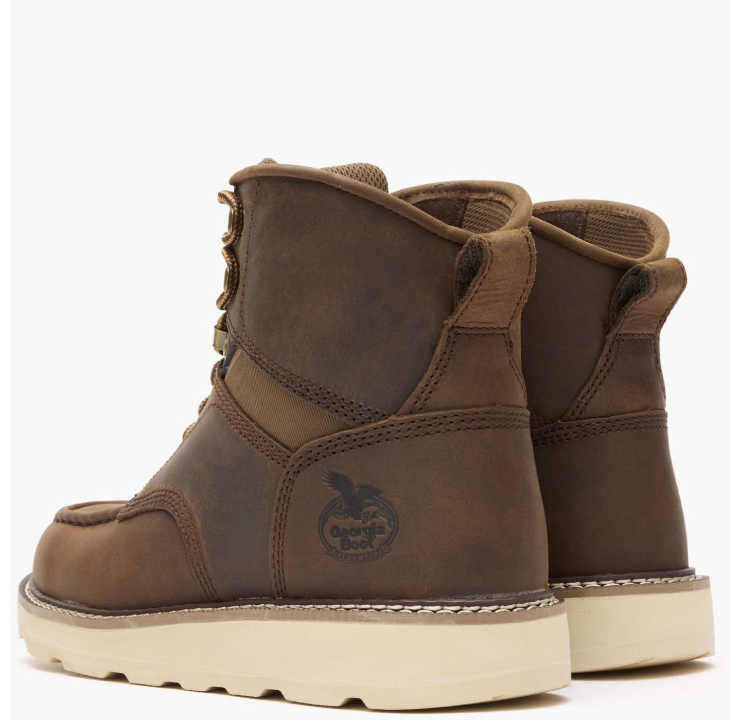 Мужские ботинки GEORGIA BOOT Core 37 6" Work Boot, цвет: Коричневый — фото 6