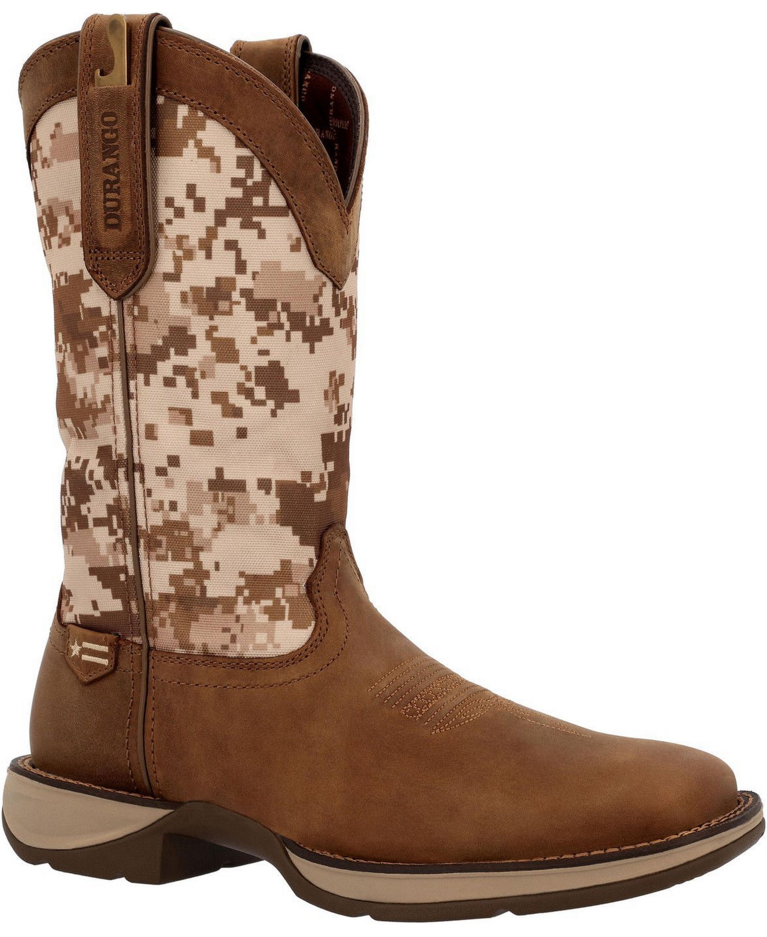 Men's Rebel by Desert Camo Pull-on Western Boot
