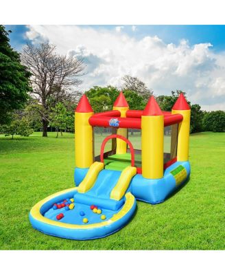 Inflatable Kids Slide Bounce House with 580w Blower