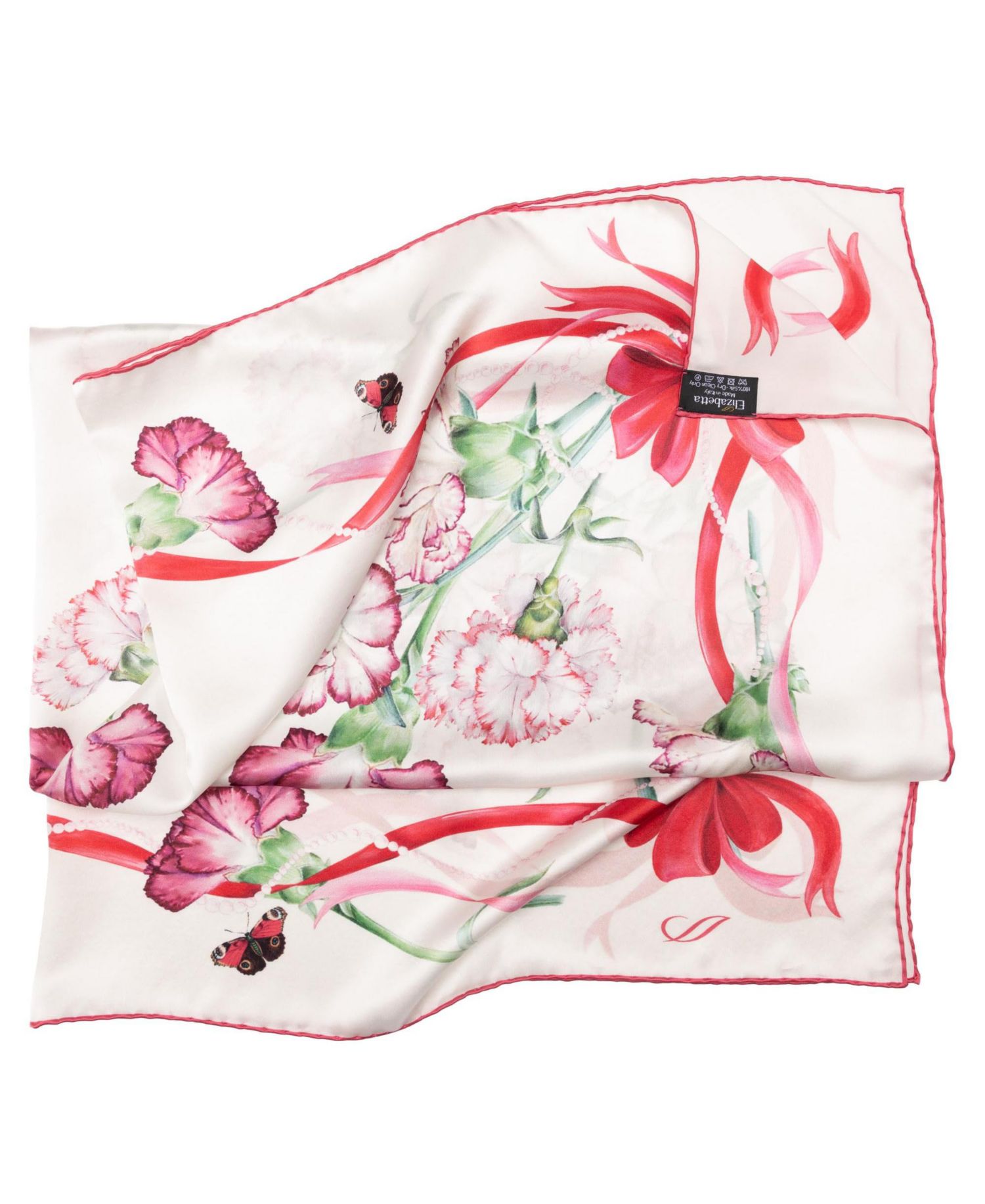 Fior di Mamma - Hand Rolled Silk Foulard for Women