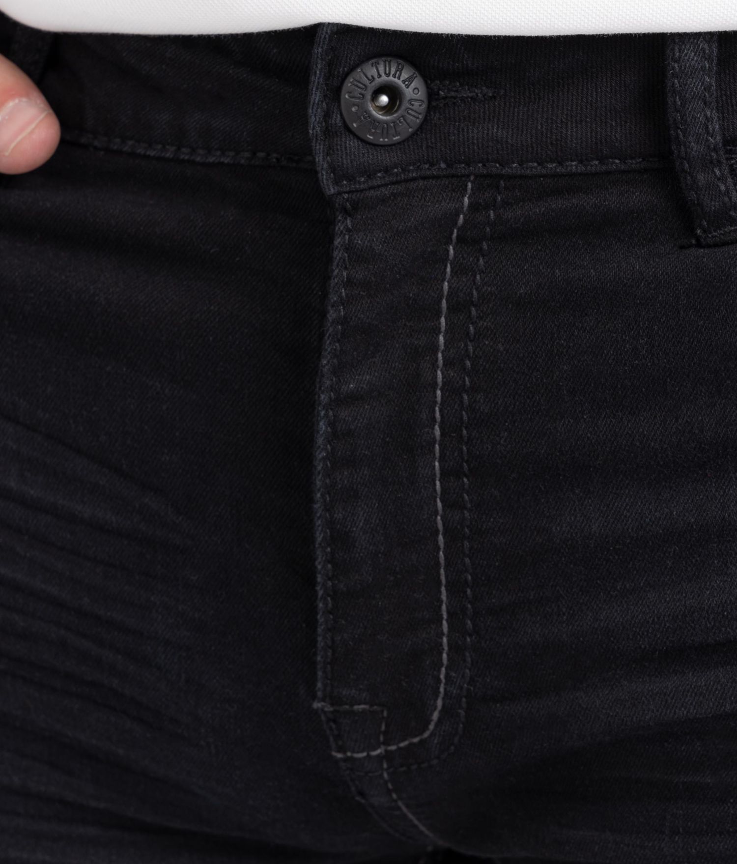 Men's Saddle Stitch Denim Shorts