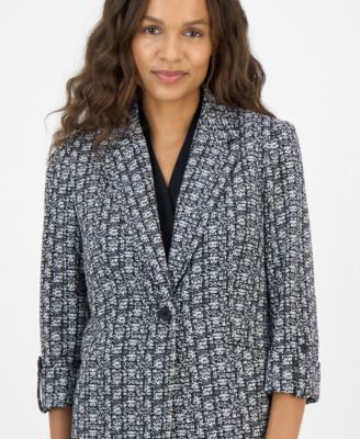 Petite Printed Cool Crepe Jacket