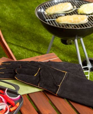 Leather Grill Gloves, Set of 2