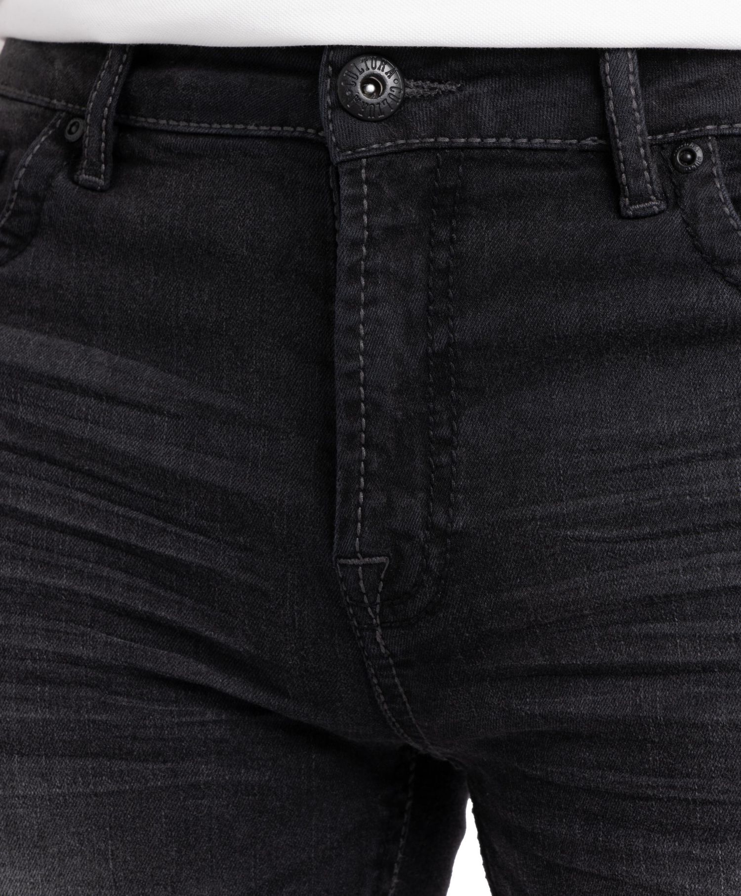 Men's Saddle Stitch Denim Shorts