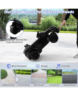 12V Kids Ride On Car with Remote Control Lockable Doors Slow Start System and LED Lights