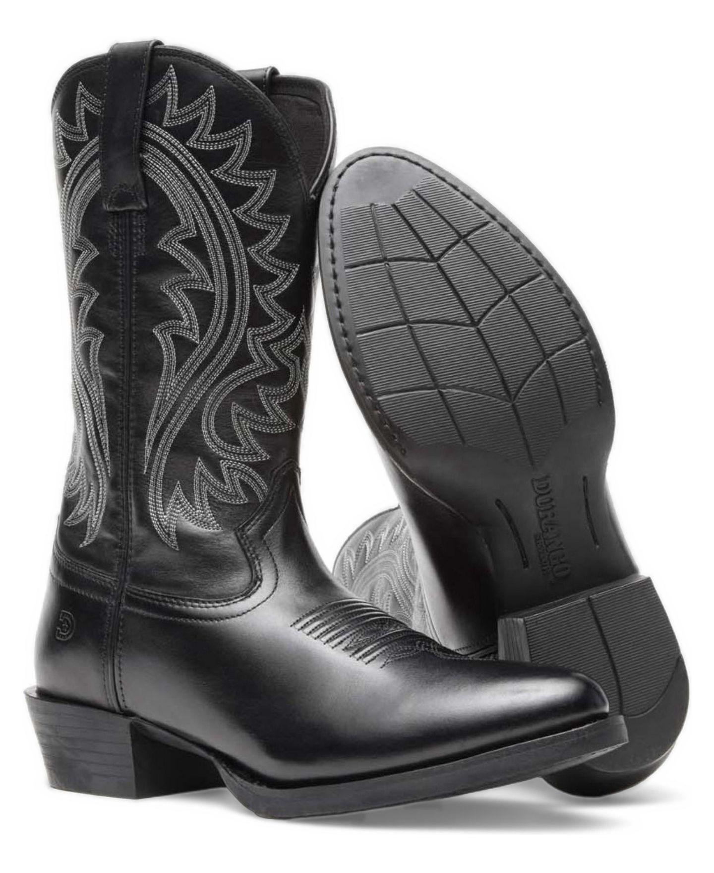 Мужские ботинки Durango Shyloh Black Western Boot, цвет: Полированный чёрный оникс — фото 2