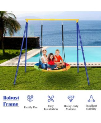 Extra Large Heavy Duty A-Frame Steel Swing Stand