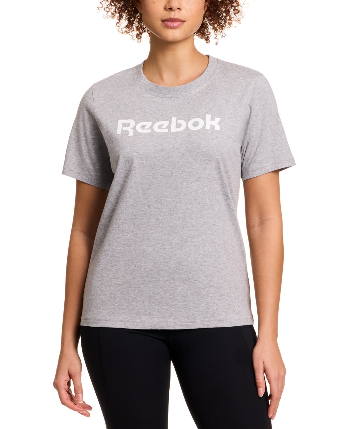 Women's Cotton Logo-Graphic Crewneck T-Shirt - White
