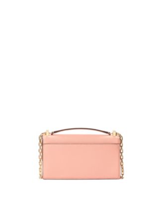 Deco Pebbled Mini Flap Chain Crossbody Bag