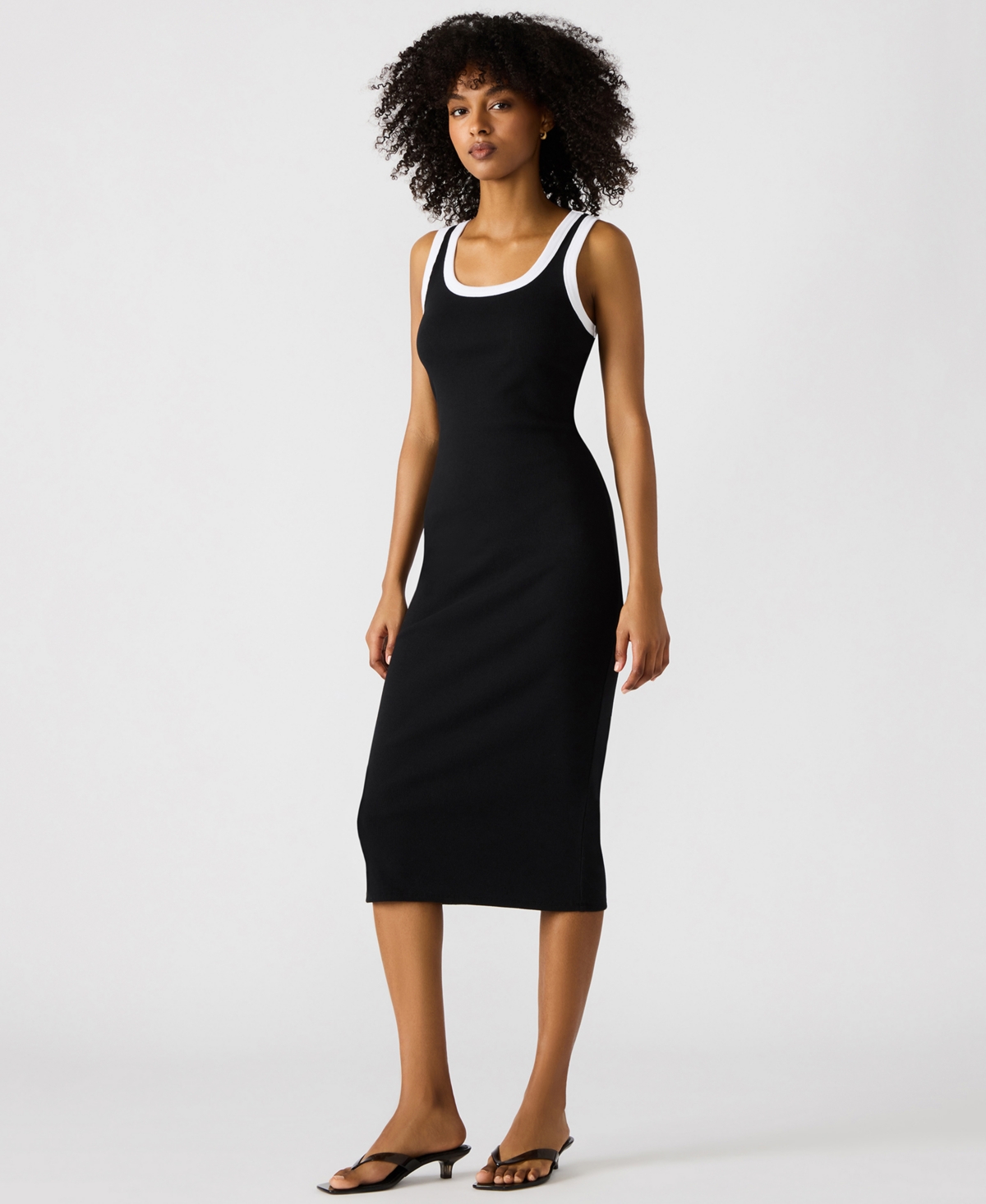 Steve Madden Azalea Cotton Blend Rib Body-con Dress