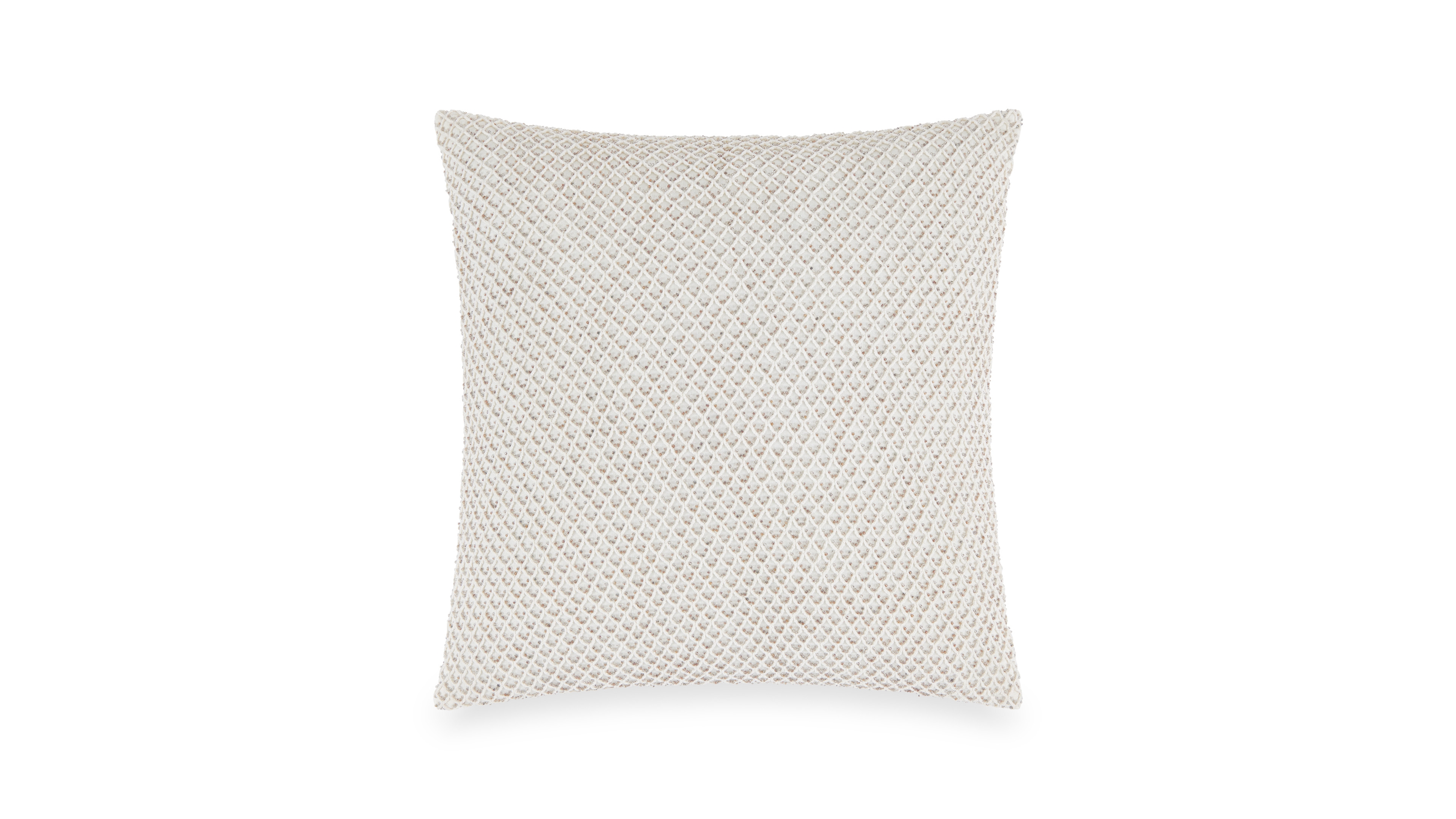 Donna Karan Home Beaded Netting Decorative Pillow, 18" x 18"