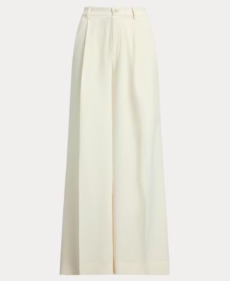 Women's Double-Faced Georgette Wide-Leg Pants