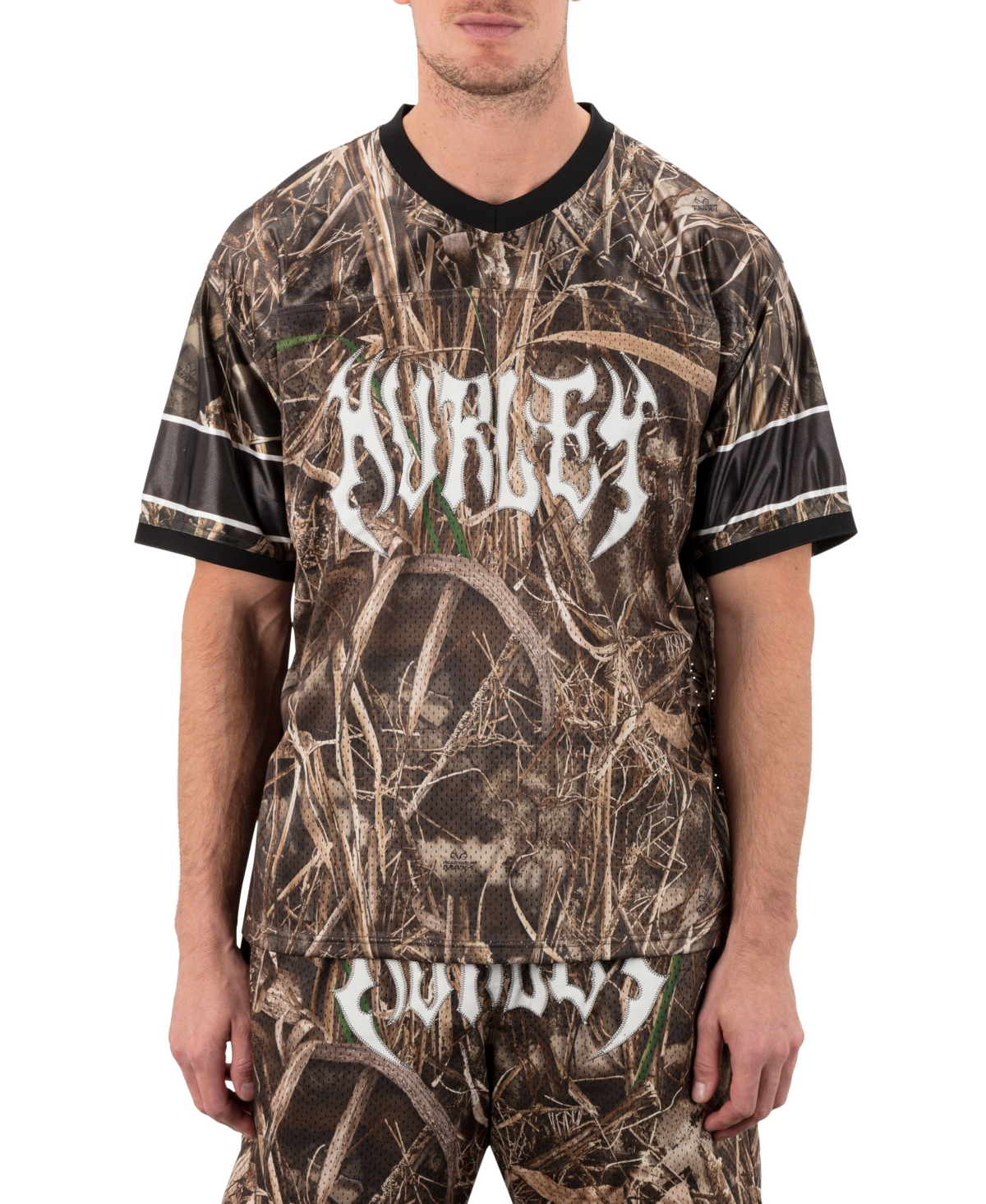 Men's Realtree Blitz Short Sleeve Jersey T-Shirt - Black