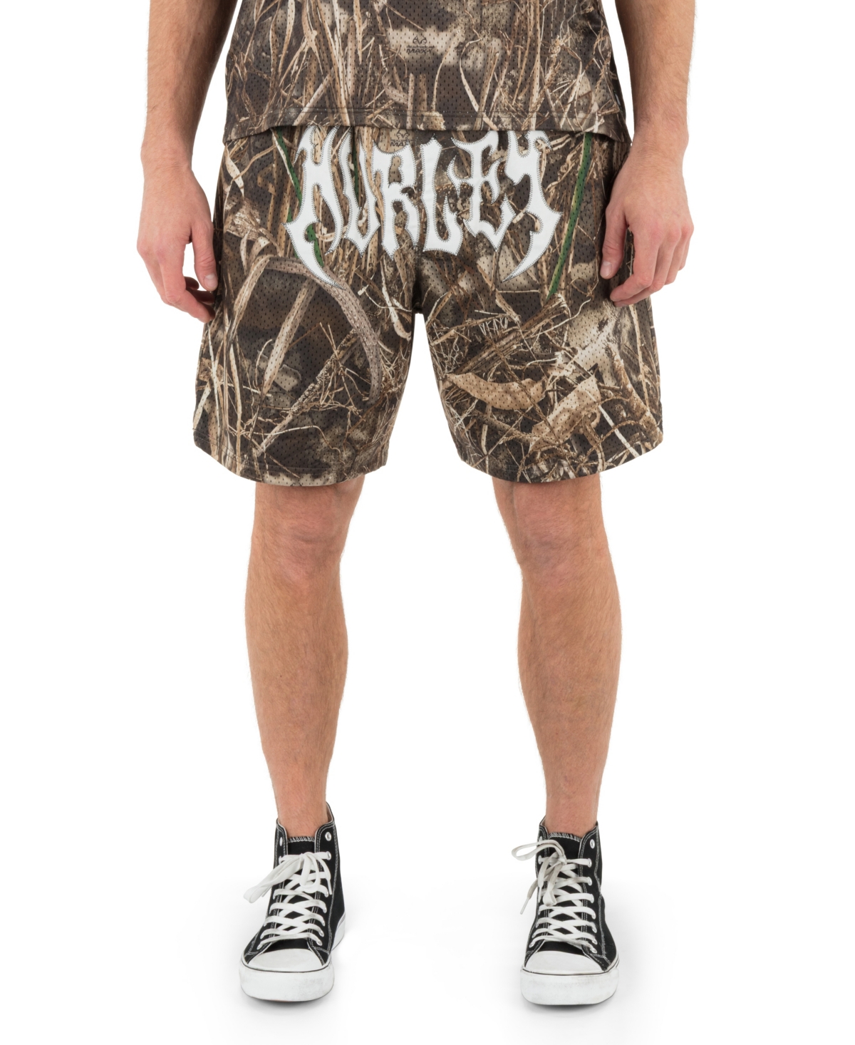 Men's Realtree Mosh Pit Mesh Shorts - Black