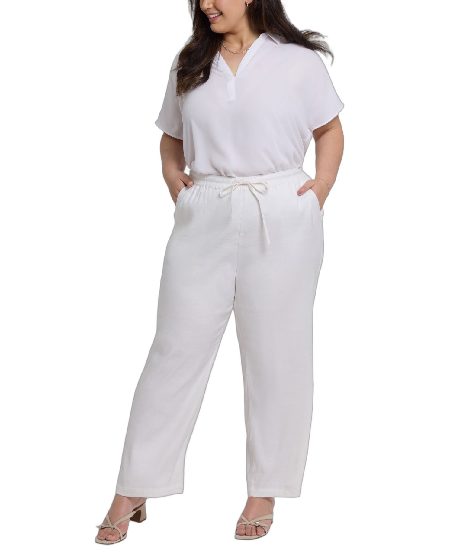 Plus Size Relaxed Drawstring Pants