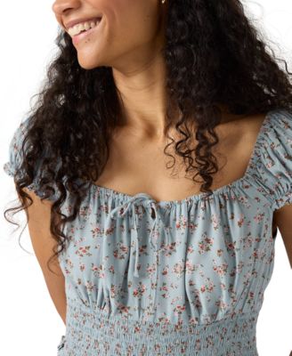 Women's Yara Printed Crepe Mini Dress 