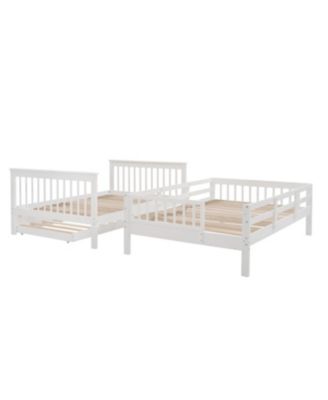 Stairway Bunk Bed w/ Trundle, Storage & Rail