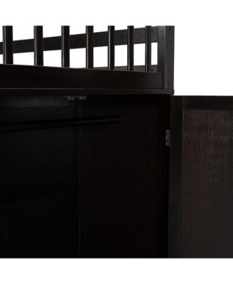 Streamdale Twin-Twin over Full L-Shaped Bunk Bed w/ Desk & Wardrobe