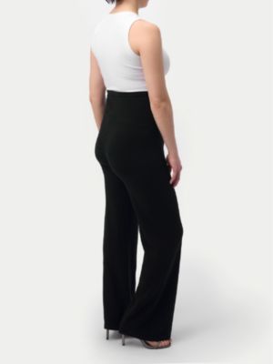 Maternity Wide-Leg Knitted Cashmere Pants