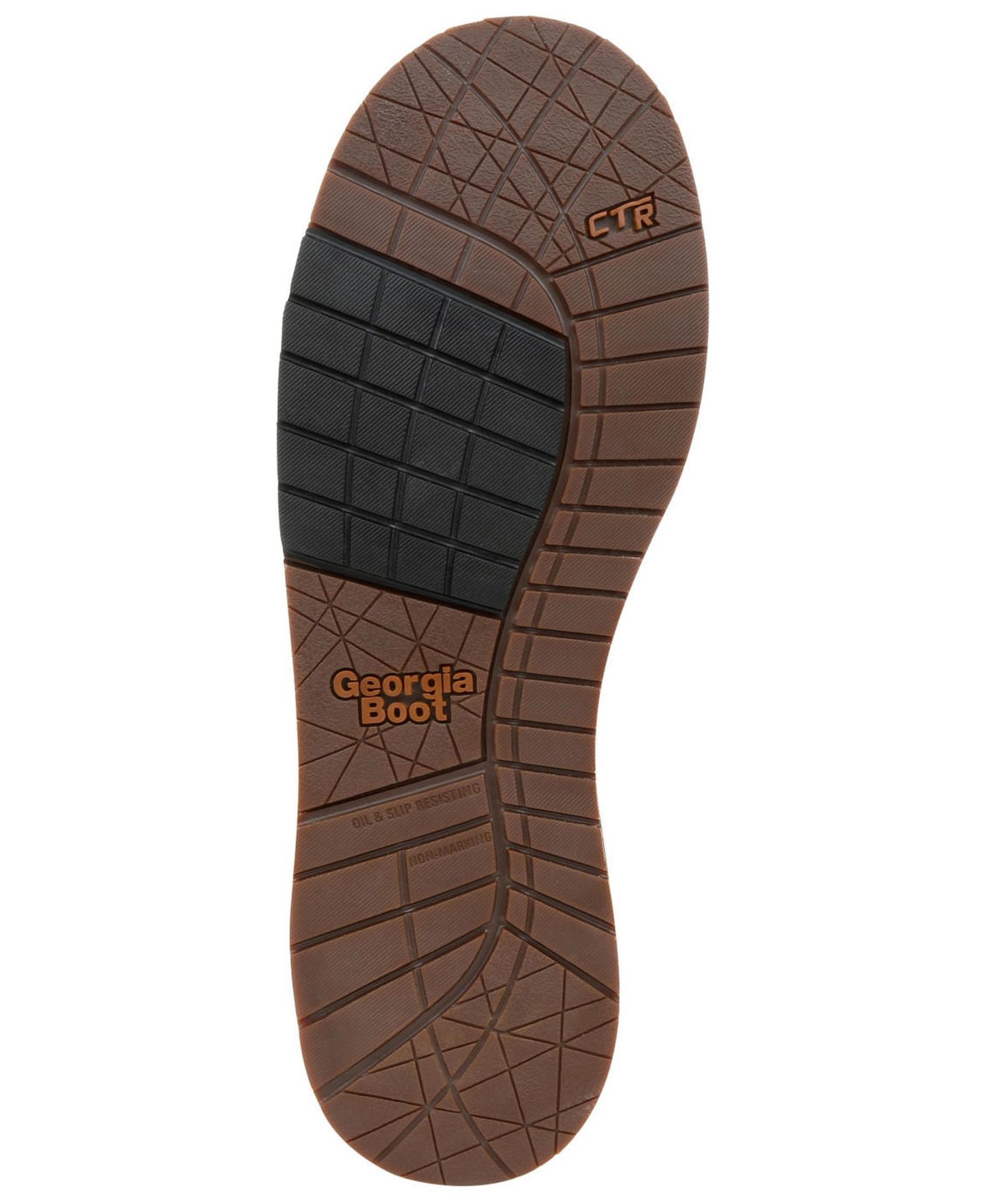 Мужские ботинки GEORGIA BOOT Amp LT Wedge Waterproof Pull On Work Boot, цвет: Коричневый — фото 2