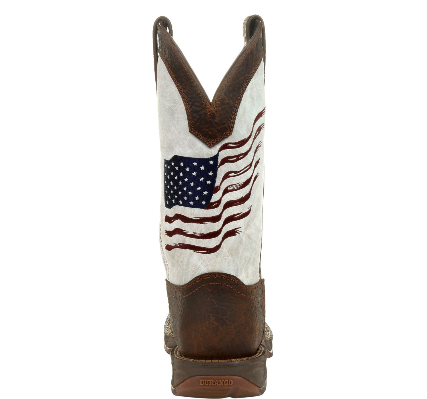 Men's Rebel by Distressed Flag Embroidery Western Boot