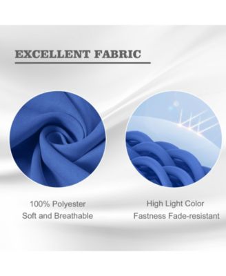 Outdoor Chair Cushion W21''xD21''Soft and Fade-resistant Polyester, Invisible Zipper for Easy Cleaning, Two Sets of Ties for High Adaptability, Set of 4