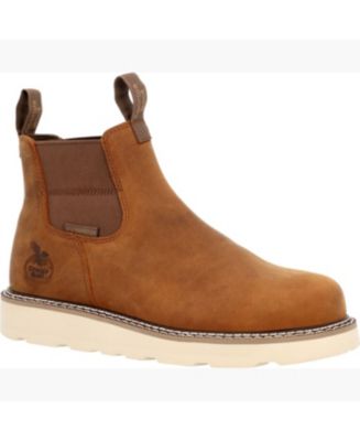 GEORGIA BOOT Men's Core 37 Wedge Waterproof Chelsea Work Boot - Macy's