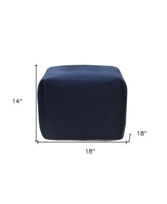 Cotton Ottoman for Comfortable Footrest and Living Room Accent