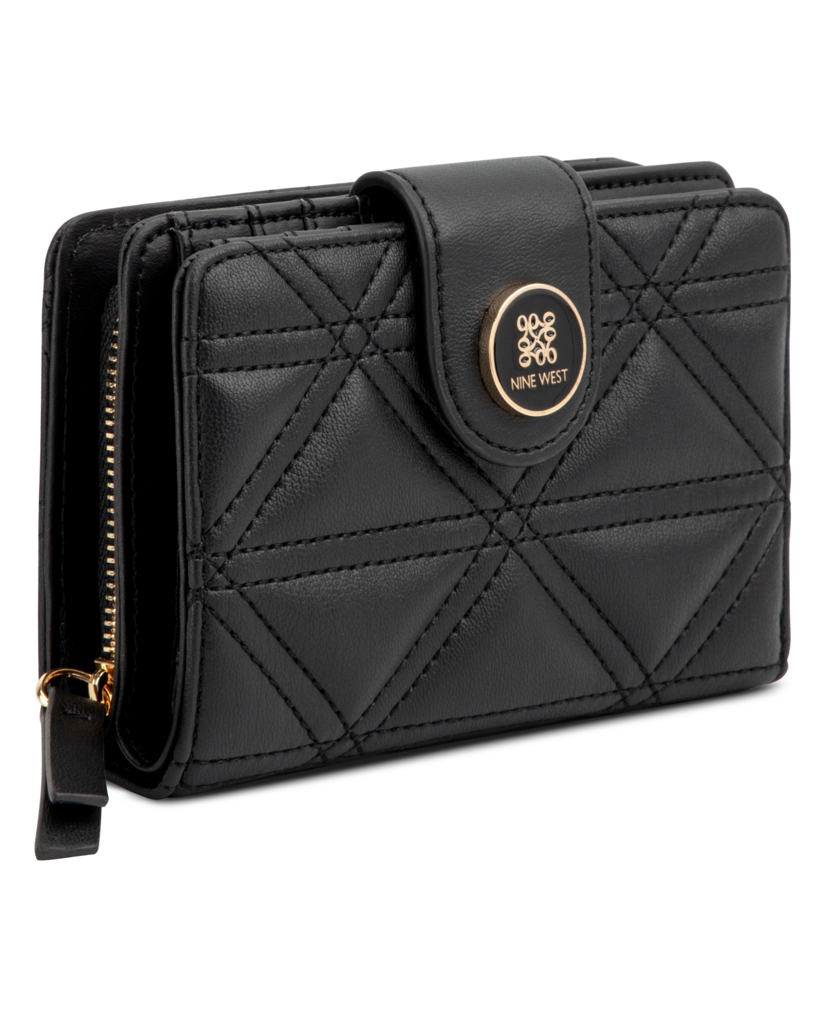 Nine West Harland French Bifold Wallet In Black