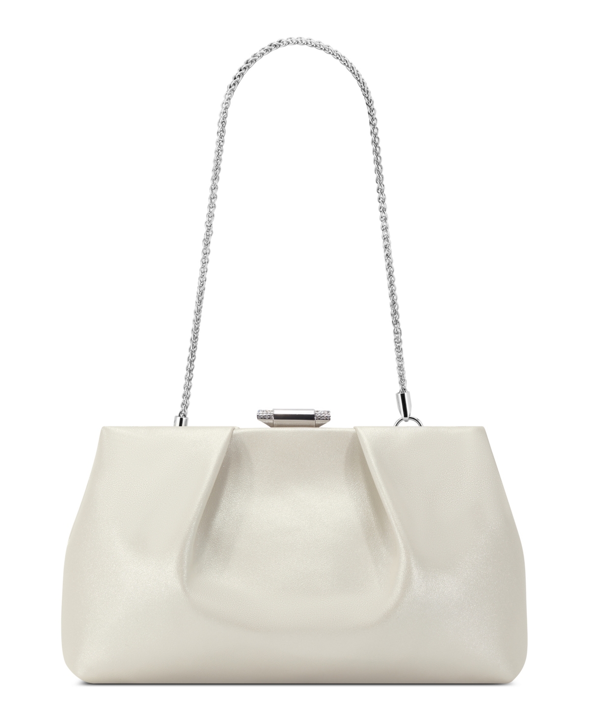 Nine West Cramer Small Convertible Clutch Bag In White