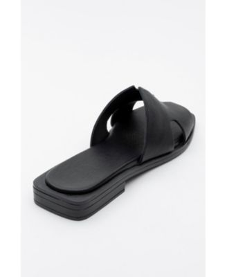 Jez Leather Slide Sandal (Women)