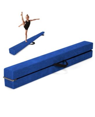 Folding Balance Beam with Solid Wood Base and Anti-slip Bottom